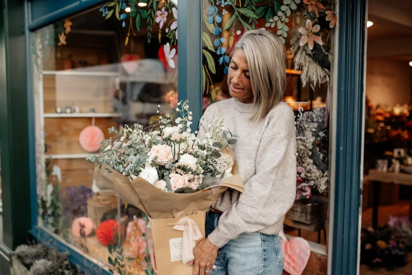 Image of Bluebells and Daisies Florist shop front