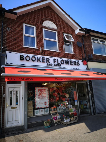 Image of Booker Flowers & Gifts shop front
