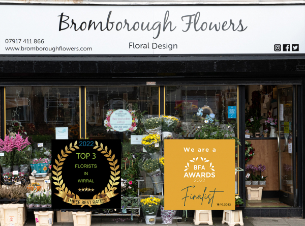 Image of Bromborough Flowers Ltd shop front