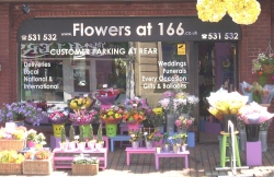 Image of Flowers at 166 shop front