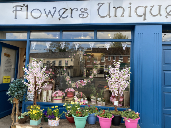 Image of Flowers Unique shop front