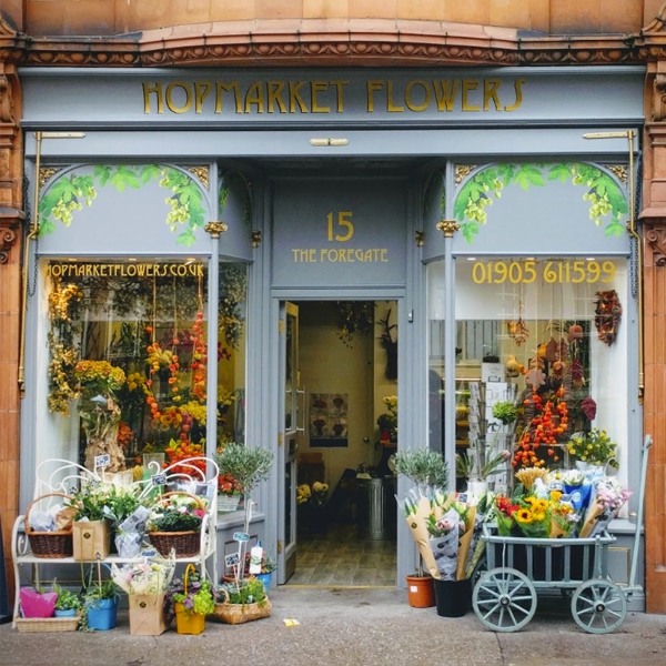 Image of Hopmarket Flowers shop front