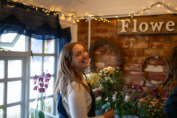 Image of Liv Scott Flowers shop front
