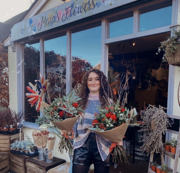 Image of Maias Flowers shop front