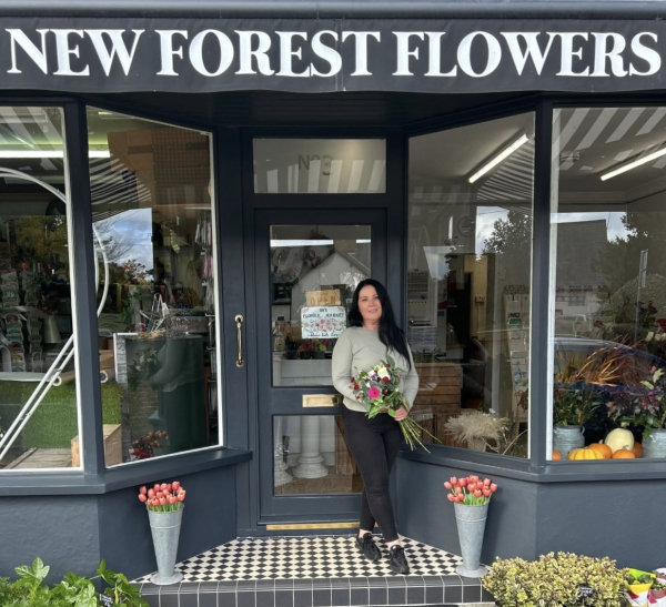 Image of New Forest Flowers shop front