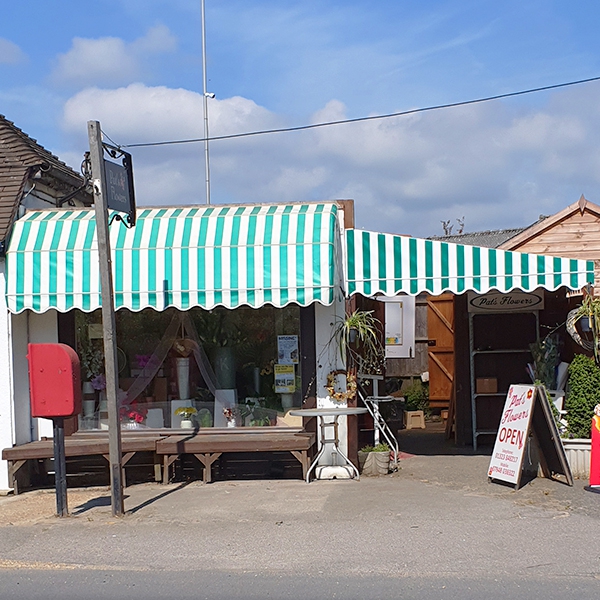 Image of Pats Flowers Hailsham shop front