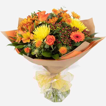 Horizon sky-autumn bouquet with warm-toned roses chrysanthemums and alstroemeria toned roses chrysanthemums and alstroemeria toned roses chrysanthemums and alstroemeria toned roses chrysanthemums and alstroemeria toned roses chrysanthemums and alstroemeri