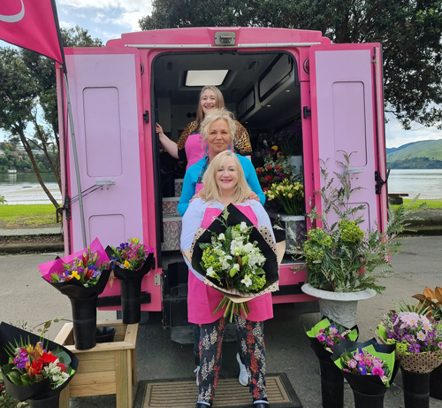 Image of The Pink Flower Truck shop front